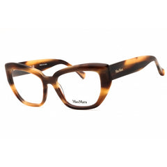Max Mara Women's Eyeglasses - Light Brown/Yellow Acetate Full Rim Frame | MM5135 047