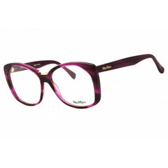 Max Mara Women's Eyeglasses - Violet Acetate Oversized Full Rim Frame | MM5141 083