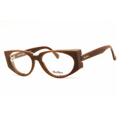 Max Mara Women's Eyeglasses - Havana/Gold Cat Eye Shape Full Rim Frame | MM5158 056