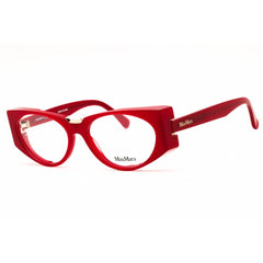Max Mara Women's Eyeglasses - Shiny Red Acetate Cat Eye Full Rim Frame | MM5158 066
