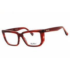 Max Mara Women's Eyeglasses - Red Acetate Rectangular Full Rim Frame | MM5160 068