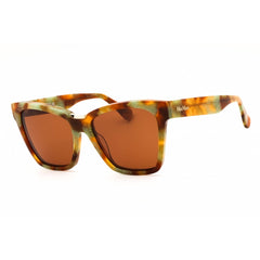 Max Mara Women's Sunglasses - Coloured Havana Full Rim Cat Eye Frame | MM0089 55E