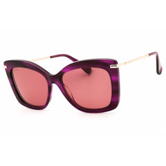 Max Mara Women's Sunglasses - Violet Acetate Full Rim Cat Eye Frame | MM0101 83W