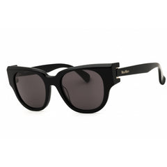 Max Mara Women's Sunglasses - Shiny Black Acetate Full Rim Cat Eye | MM0138 01A