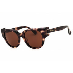 Max Mara Women's Sunglasses - Dark Havana Acetate Full Rim Cat Eye | MM0138 52E