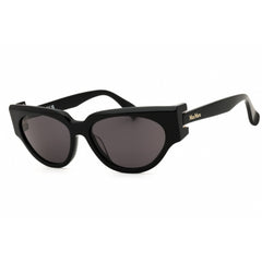 Max Mara Women's Sunglasses - Shiny Black Acetate Full Rim Cat Eye | MM0139 01A