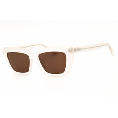 Max Mara Women's Sunglasses - Ivory Acetate Full Rim Cat Eye Frame | MM0171 25E
