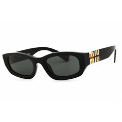Miu Miu Women's Sunglasses - Black Full Rim Rectangular Frame | 0MU B04S 16K08Z