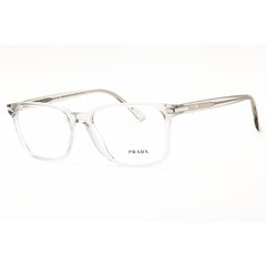 Prada Women's Eyeglasses - Crystal Grey Rectangular Full Rim Frame | 0PR 14WV U431O1