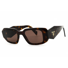 Prada Unisex Sunglasses - Tortoise Acetate Oval Shape Full Rim Frame | 0PR 17WS 2AU8C1