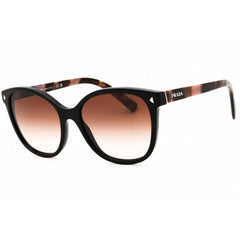 Prada Women's Sunglasses - Black Rectangular Shape Full Rim Frame | 0PR 22ZS 28F90P