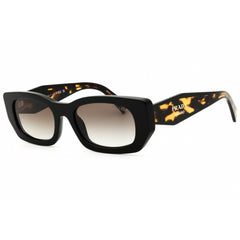 Prada Women's Sunglasses - Black Rectangular Shape Full Rim Frame | 0PR B05S 3890A7