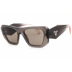 Prada Women's Sunglasses - Grey Acetate Cat Eye Shape Full Rim Frame | 0PR B18S 20F80Q