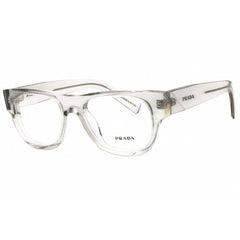 Prada Men's Eyeglasses - Transparent Crystal Rectangular Frame | 0PR D08VU 12R1O1