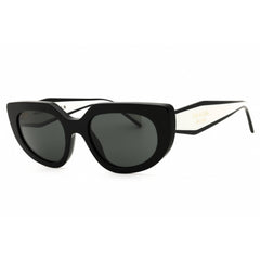 Prada Women's Sunglasses - Black Acetate Cat Eye Shape Full Rim Frame | PR D02S 20G08Z