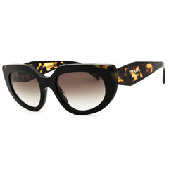 Prada Women's Sunglasses - Black/Medium Tortoise Cat Eye Shape Frame | PR D02S 0CD80L