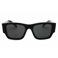 Prada Unisex Sunglasses - Black Acetate Full Rim Rectangular Frame | 0PR 10ZS 1AB5S0
