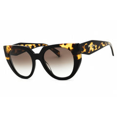 Prada Women's Sunglasses - Tortoise/Black Full Rim Round Frame | 0PR 14WS 3890A7