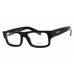 Prada Men's Eyeglasses - Black Acetate Full Rim Rectangular Frame | 0PR D06V 16K1O1