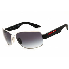 Prada Sport Men's Sunglasses - Silver Rectangular Full Rim Frame | 0PS 50ZS 1BC09U