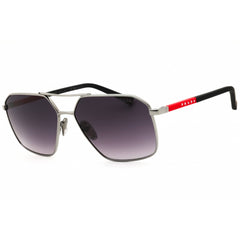 Prada Sport Men's Sunglasses - Gunmetal Rectangular Full Rim Frame | 0PS A50S 5AV09U