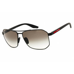 Prada Sport Men's Sunglasses - Matte Black Full Rim Aviator Frame | 0PS A53S 1BO5O0