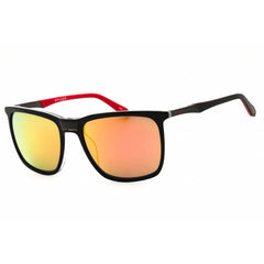 Spyder Men's Sunglasses - Black Acetate Full Rim Rectangular Frame | SP6046 001