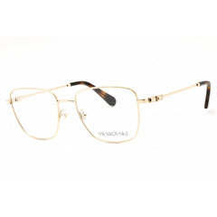 Swarovski Women's Eyeglasses - Pale Gold Rectangular Full Rim Frame | 0SK1003 4013