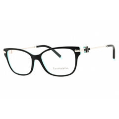 Tiffany Women's Eyeglasses - Black/Blue Rectangular Full Rim Frame | 0TF2207 8055