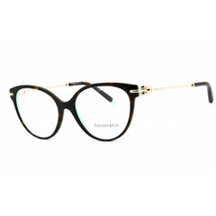 Tiffany Women's Eyeglasses - Havana/Blue Acetate Oval Full Rim Frame | 0TF2217 8134