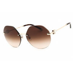 Tiffany Women's Sunglasses - Pale Gold Metal Round Rimless Frame | 0TF3077 60213B
