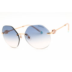 Tiffany Women's Sunglasses - Rose Gold Metal Round Rimless Frame | 0TF3077 616016