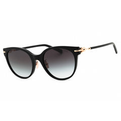 Tiffany Women's Sunglasses - Black Acetate Round Full Rim Frame | 0TF4223D 80013C