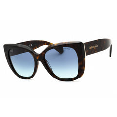 Tiffany Women's Sunglasses - Havana Oversized Shape Full Rim Frame | 0TF4229 80159S