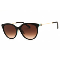 Tiffany Women's Sunglasses - Havana Acetate Round Full Rim Frame | TF4243D 81343B