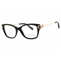 Tiffany Women's Eyeglasses - Black Acetate Rectangular Full Rim Frame | 0TF2266 8001