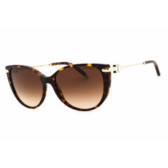 Tiffany Women's Sunglasses - Havana Acetate Oval Shape Full Rim Frame | 0TF4178 80153B