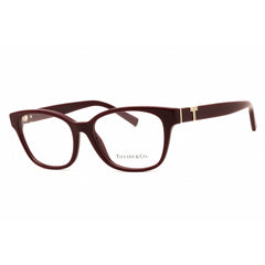 Tiffany Women's Eyeglasses - Burgundy Full Rim Rectangular Frame | 0TF2270B 8389
