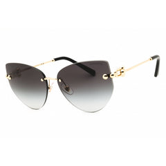 Tiffany Women's Sunglasses - Pale Gold Metal Cat Eye Rimless Frame | 0TF3096 60213C
