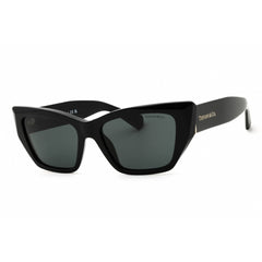 Tiffany Women's Sunglasses - Black Cat Eye Shape Full Rim Frame | 0TF4230 8001S4