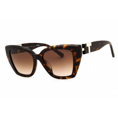 Tiffany Women's Sunglasses - Havana Acetate Cat Eye Full Rim Frame | 0TF4239U 80153B