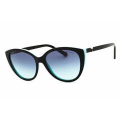 Tiffany Women's Sunglasses - Black/Blue Cat Eye Shape Full Rim Frame | 0TF4251 80559S