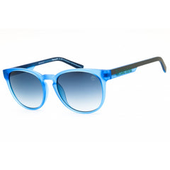 Timberland Unisex Sunglasses - Matte Blue Round Shape Full Rim Frame | TB00014 91W