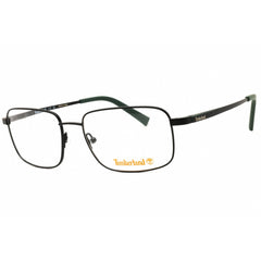 Timberland Men's Eyeglasses - Matte Black Metal Rectangular Shape Frame | TB1784 002