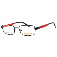 Timberland Men's Eyeglasses - Matte Black Metal Rectangular Shape Frame | TB1828 002