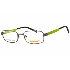 Timberland Men's Eyeglasses - Shiny Dark Nickeltin Metal Full Rim Frame | TB1828 006