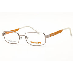 Timberland Men's Eyeglasses - Shiny Gunmetal Rectangular Full Rim Frame | TB1828 008