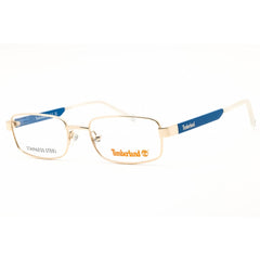 Timberland Men's Eyeglasses - Pale Gold Metal Rectangular Shape Frame | TB1828 032