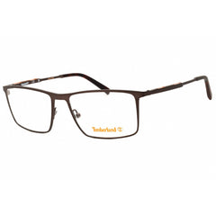 Timberland Men's Eyeglasses - Matte Dark Brown Metal Full Rim Frame | TB50007 049