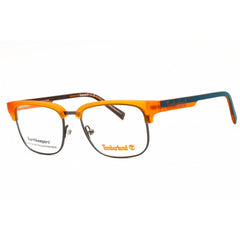 Timberland Men's Eyeglasses - Light Brown/Blue Rectangular Shape Frame | TB50011 047